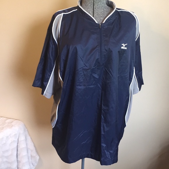 mizuno short sleeve windbreaker